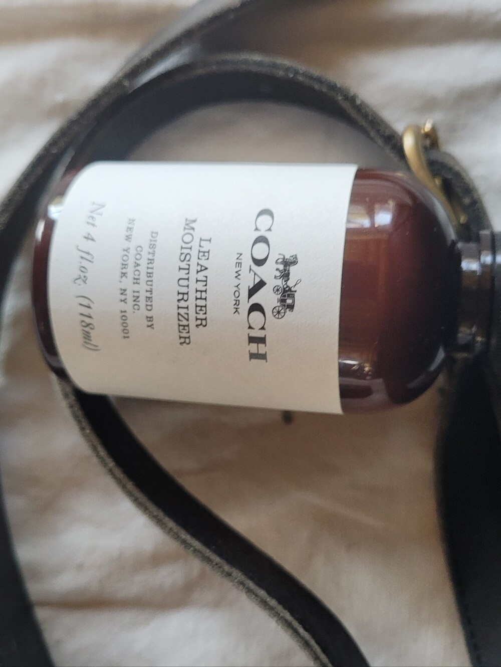 Women's Coach Black Leather Shoulder Bag - Picture 4 of 14